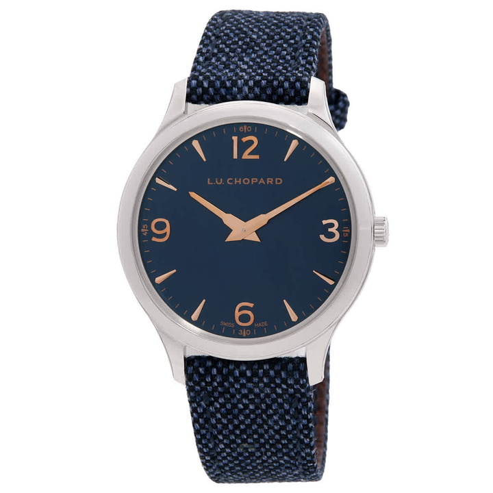 Photo: Chopard L.U.C. Automatic Blue Dial Mens Watch 168592-3002