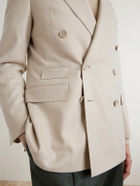 Ralph Lauren Purple label - Double-Breasted Wool-Flannel Blazer - Neutrals
