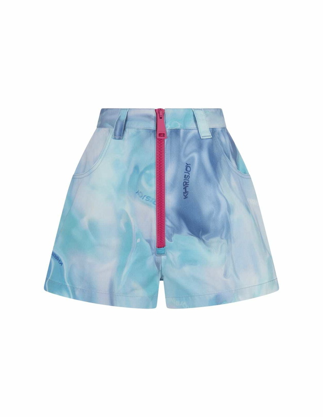Photo: Khrisjoy Horus Air Shorts In Tropical Breeze