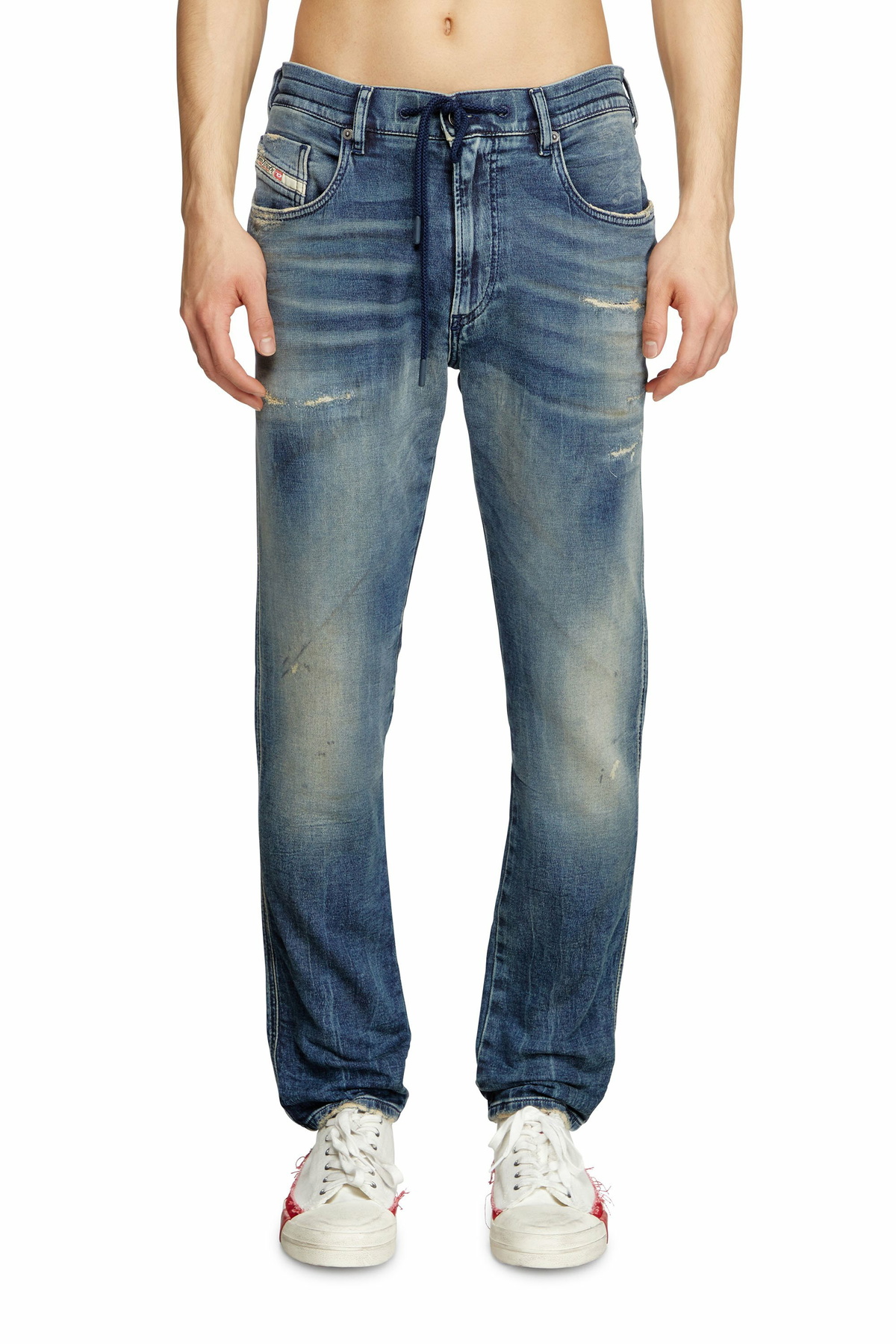 Diesel Slim 2060 D-Strukt Joggjeans - Jeans Mens in Blue Diesel