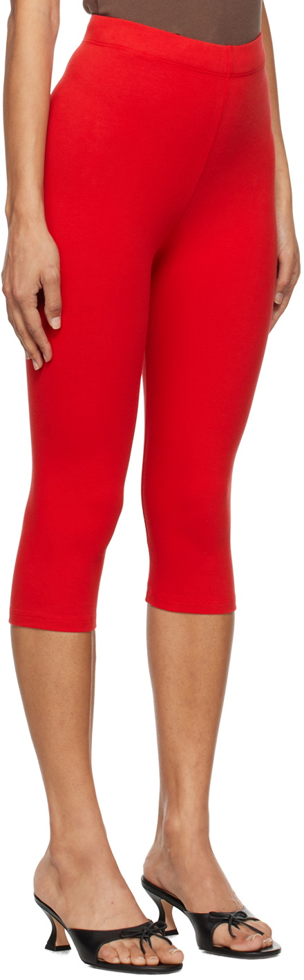 Gil Rodriguez Red Capri Leggings