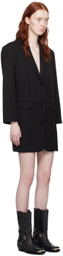 ANINE BING Black Quinn Minidress