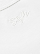 Séfr - Mauro Organic Cotton-Jersey T-Shirt - White