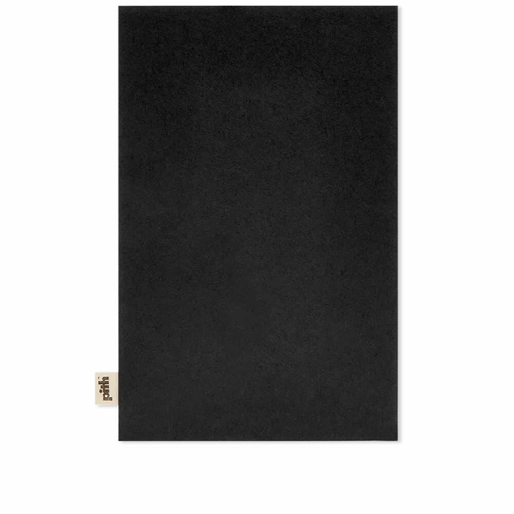 Photo: Pith Yuzu Lined Notebook - Medium in Black