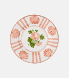 Cabana Blossom ceramic dinner plate