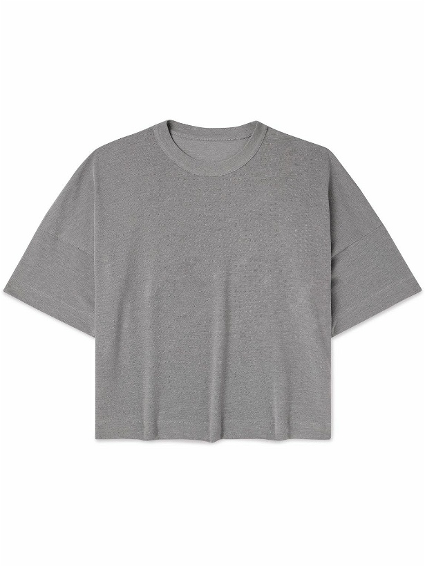 Photo: Stòffa - Cotton-Piqué T-Shirt - Gray