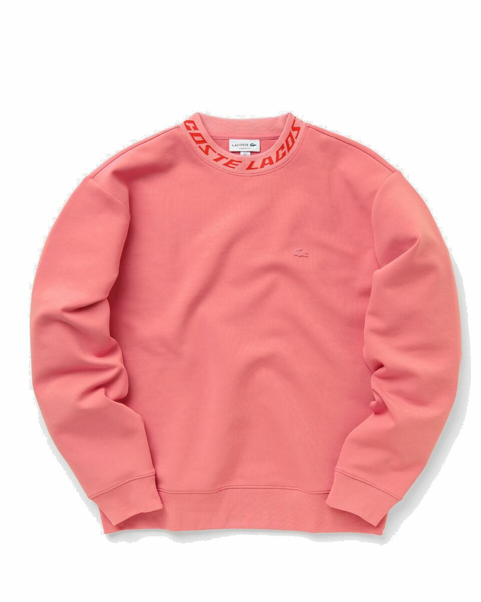 Photo: Lacoste Sweatshirt Pink - Mens - Sweatshirts