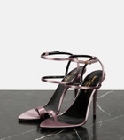 Saint Laurent - Dive 110 satin sandals