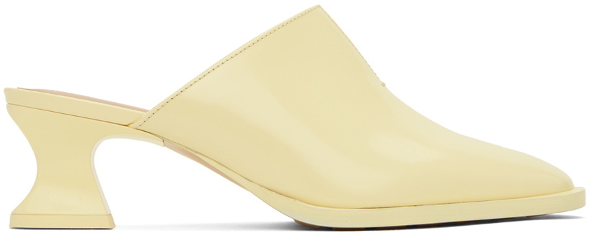 Bottega Veneta Beige Cha-Cha Mules Bottega Veneta