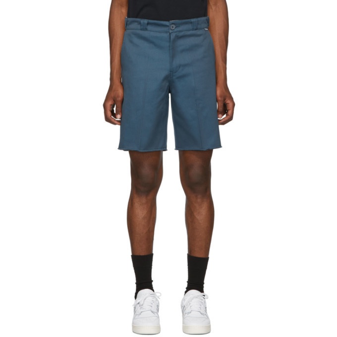 Photo: Dickies Construct Blue Cut-Off Shorts