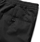 The Row - Josh Cotton-Poplin Drawstring Trousers - Black