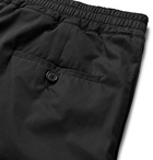 The Row - Josh Cotton-Poplin Drawstring Trousers - Black