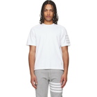 Thom Browne White Milano Cotton 4-Bar T-shirt