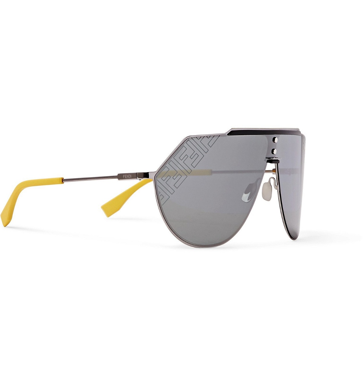 Fendi D-frame Logo-print Acetate Sunglasses In Brown | ModeSens
