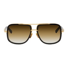 Dita Black and Gold Mach-One Sunglasses