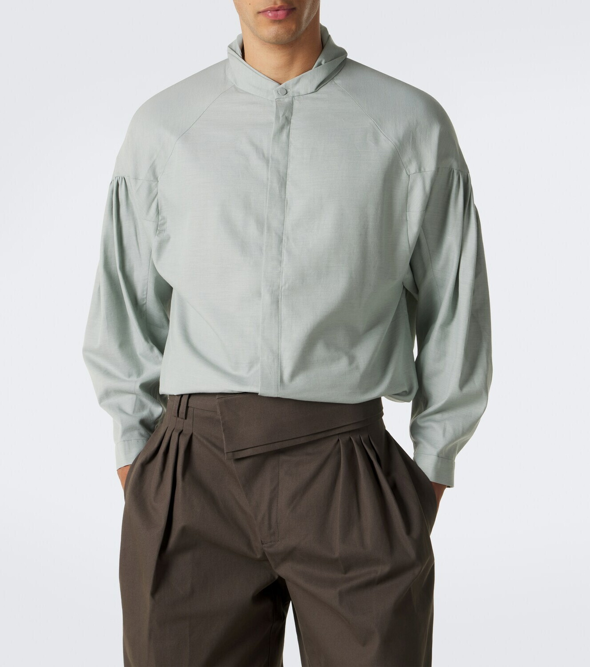Kiko Kostadinov Evers cotton and cashmere shirt