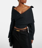 Balenciaga Off-shoulder cotton top