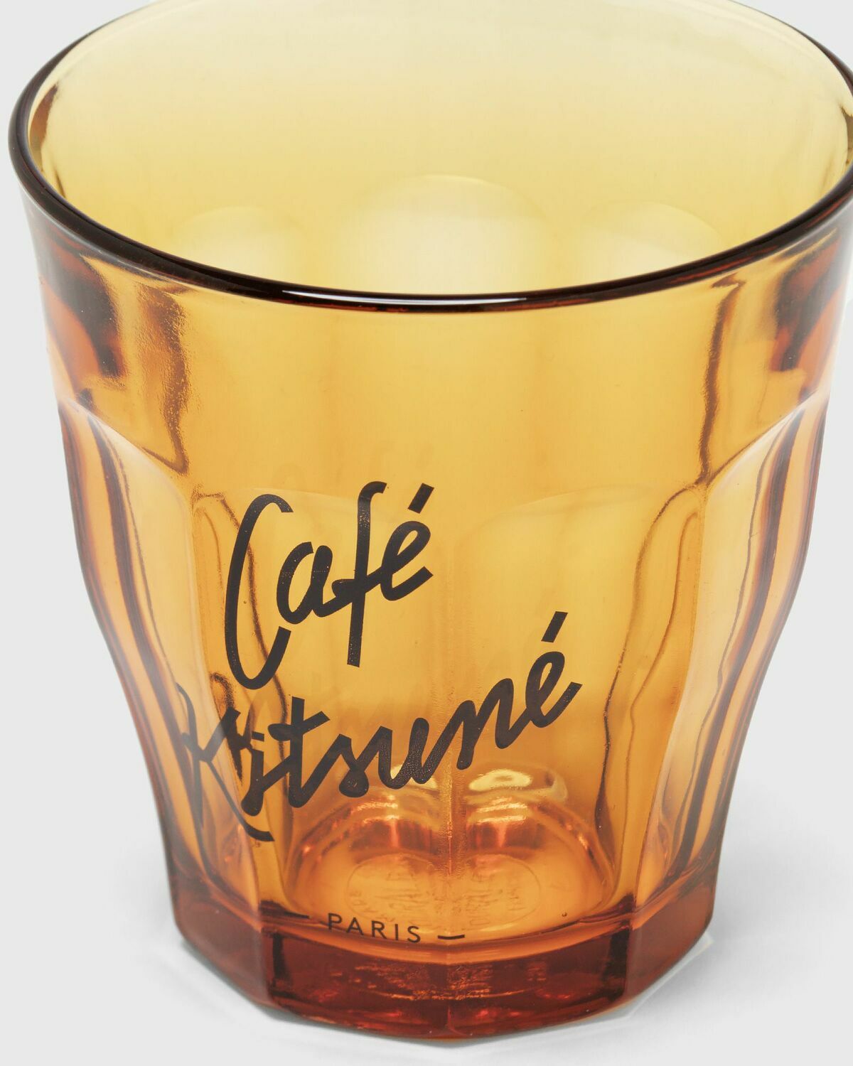 Maison Kitsune CAFE KITSUNE GLASS DURALEX "LE PICARDIE" 25cl orange Mens Kitchen- & Tableware