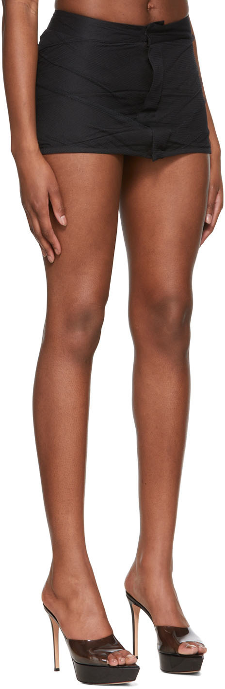 Sia Arnika SSENSE Exclusive Black Mini Skirt