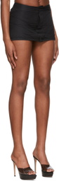 Sia Arnika SSENSE Exclusive Black Mini Skirt