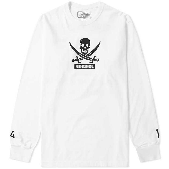 Photo: Neighborhood Long Sleeve Filth & Fury Tee White