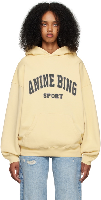 Photo: ANINE BING Yellow Harvey Hoodie