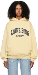 ANINE BING Yellow Harvey Hoodie