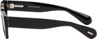 Jil Sander Black Oliver Peoples Cat Eye 'Edition 3' Sunglasses