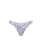 MC2 Saint Barth Woman Betsy Cheeky Swim Briefs Naomi |made With Liberty Fabric