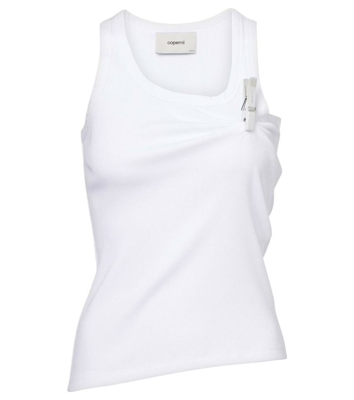 Photo: Coperni Washing Clip cotton jersey tank top