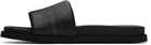 Off-White Black Industrial Belt Slider Sandals