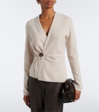 Vince Gathered wool and cashmere sweater