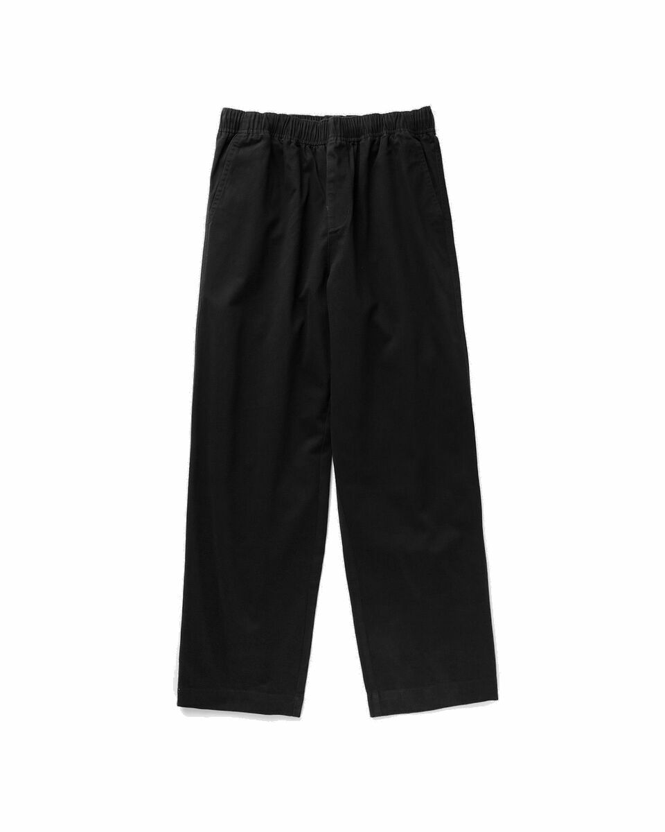 Photo: Fred Perry Twill Drawstring Trouser Black - Mens - Casual Pants
