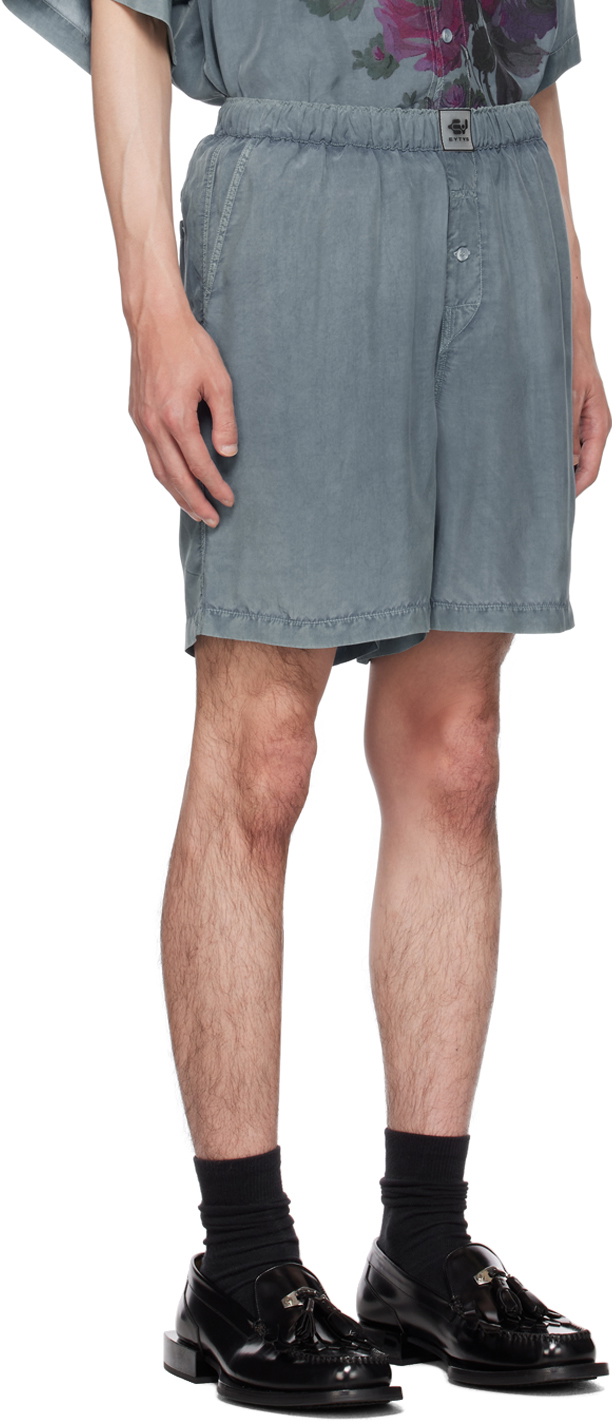 Eytys Blue Aniara Shorts