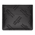 Maison Margiela Blue and Black All Over Logo Card Holder