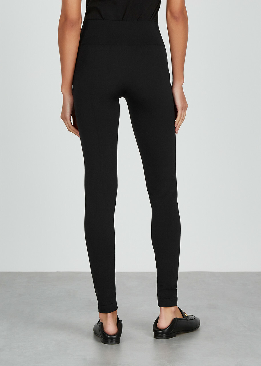 Wolford Perfect Fit Black Stretch-jersey Leggings