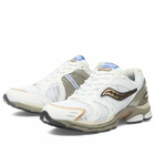 Saucony Progrid Triumph 4 Sneaker in White/Laurel
