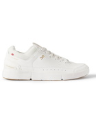 ON - Roger Federer The Roger Centre Court Vegan Leather and Mesh Tennis Sneakers - White