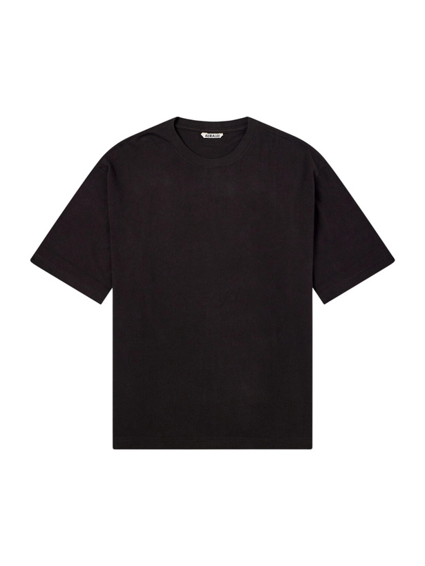 Photo: Auralee - Organic Cotton-Jersey T-Shirt - Black
