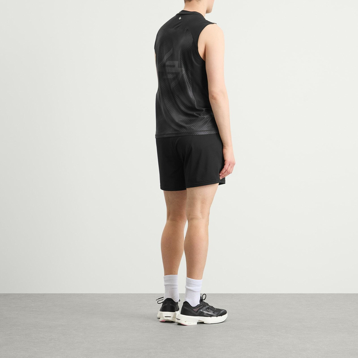 Represent 247 Men's Hybrid Tank in Black Fade Out