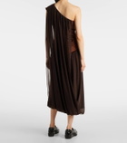 Xu Zhi Asymmetrical draped maxi dress