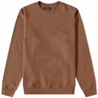 Beams Plus Men's Crew Neck Sweat in Brown