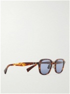 Eyevan 7285 - Square-Frame Tortoiseshell Acetate and Silver-Tone Sunglasses