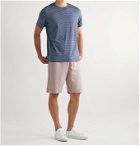 Oliver Spencer Loungewear - York Supima Cotton-Jersey Drawstring Shorts - Purple