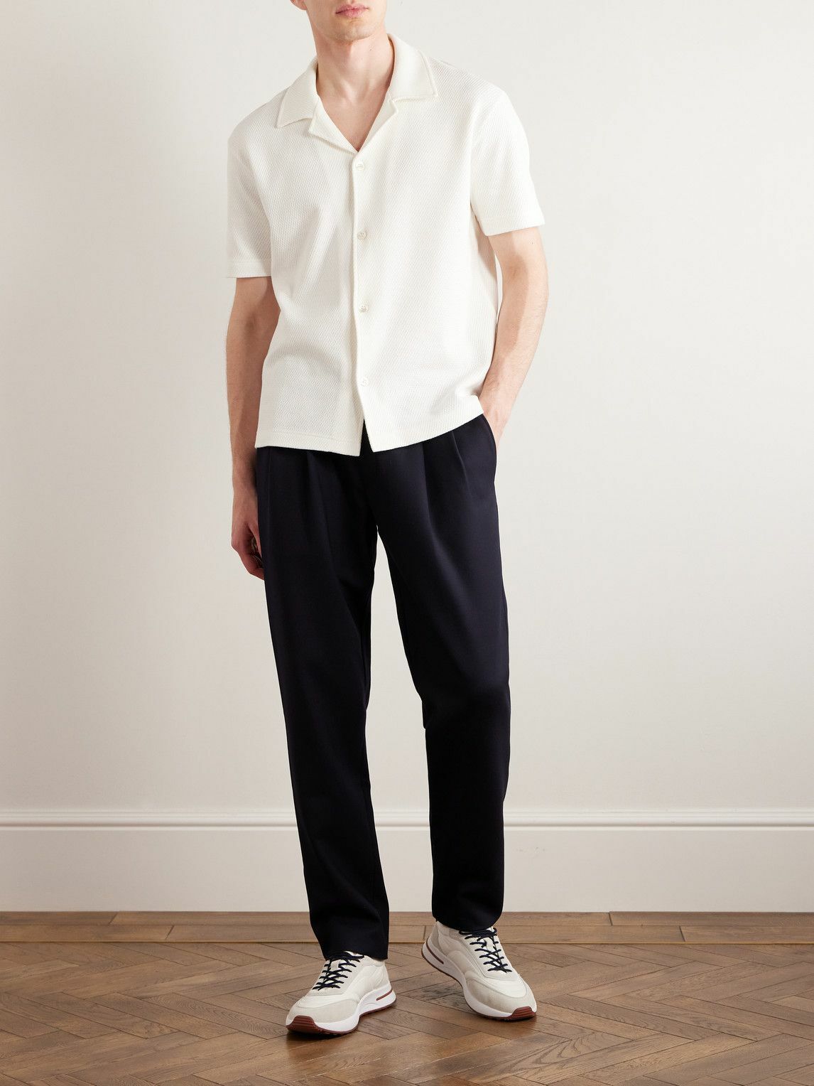 ロロピアーナ コットンシャツ