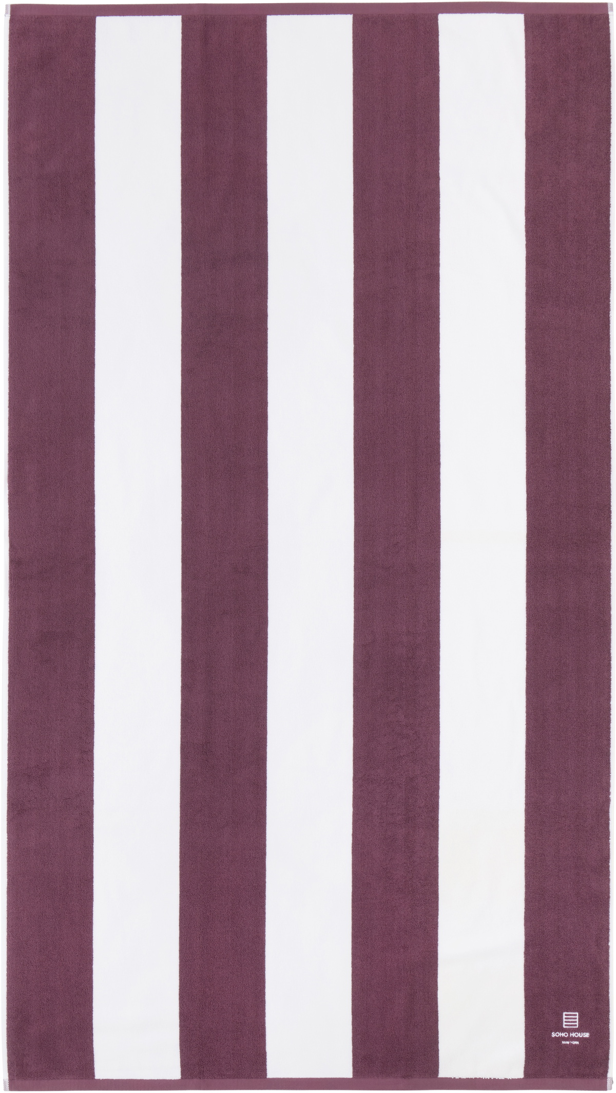 Soho Home White & Purple 'New York' House Pool Towel