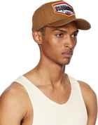 Dsquared2 Brown Logo Patch Baseball Cap
