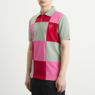 Comme des Garçons SHIRT Men's x Fred Perry Patchwork Polo in Kahki X Mix