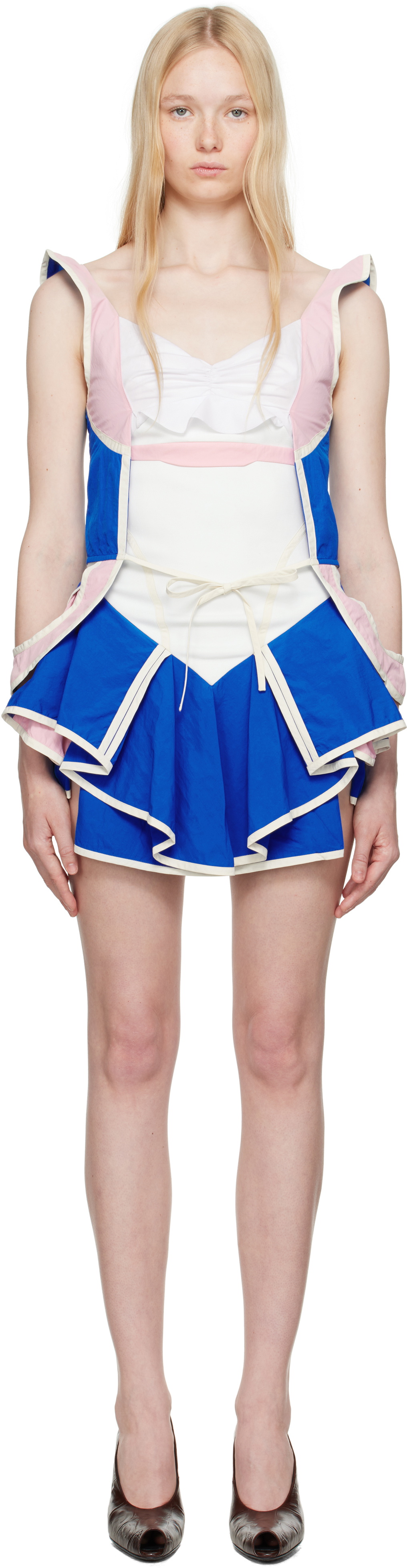 Ashley Williams SSENSE Exclusive Blue Cat Miniskirt Ashley