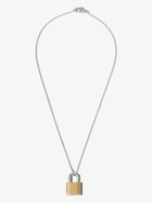 EÉRA 18K White And Yellow Gold Lock Necklace